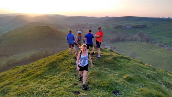 Walking Section at Sunset